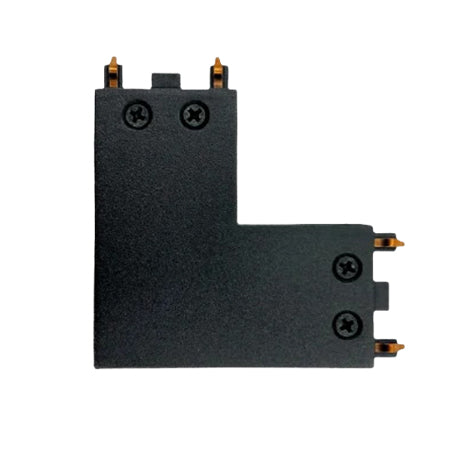 Unión tipo L horizontal para riel magnético ultra slim negro - KOCO0003