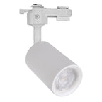 Kit blanco riel monofásico 2 m + 5 focos con ampolletas GU10 - KOFO0006