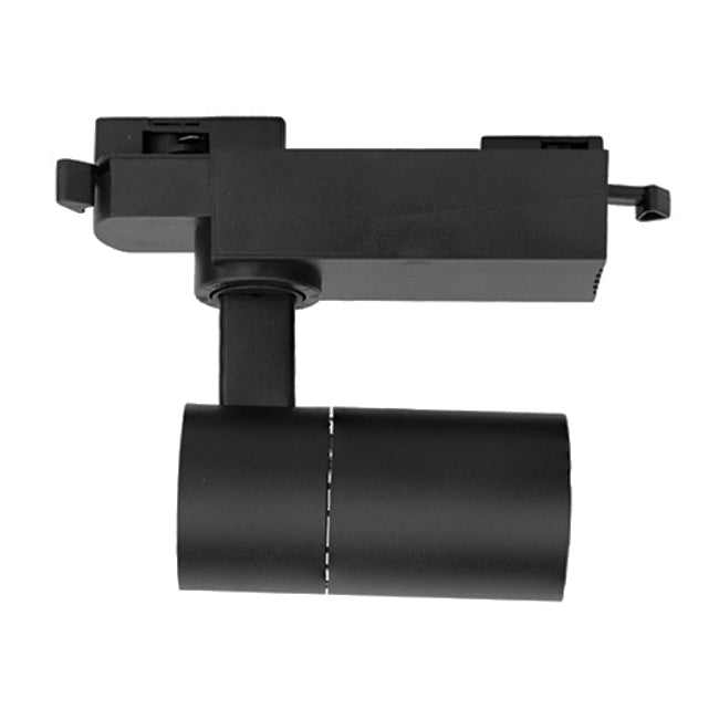 Foco para riel monofásico aluminio negro Ø8cm 30W 3000k- KOFO0007
