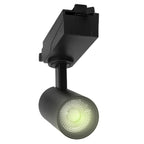 Foco para riel monofásico aluminio negro Ø8cm 30W 3000k- KOFO0007