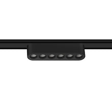 Cargar imagen en el visor de la galería, Foco riel magnético slim negro 6W 24° 48V 3000K -  KOFO0012
