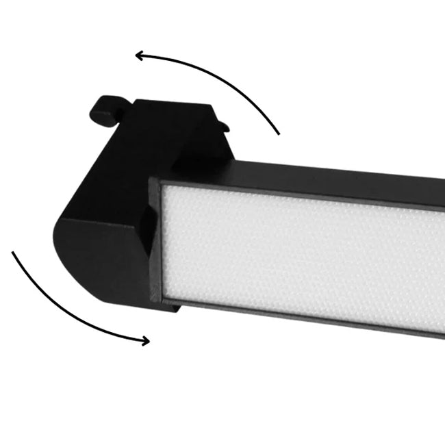 Foco riel monofásico aluminio negro 21,4 cm  10W -  KOFO0021