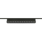 Foco riel monofásico aluminio negro 34,6 cm 20W -  KOFO0024