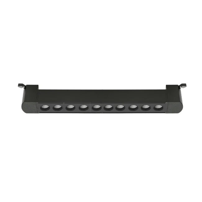 Foco riel monofásico aluminio negro 34,6 cm 20W -  KOFO0024