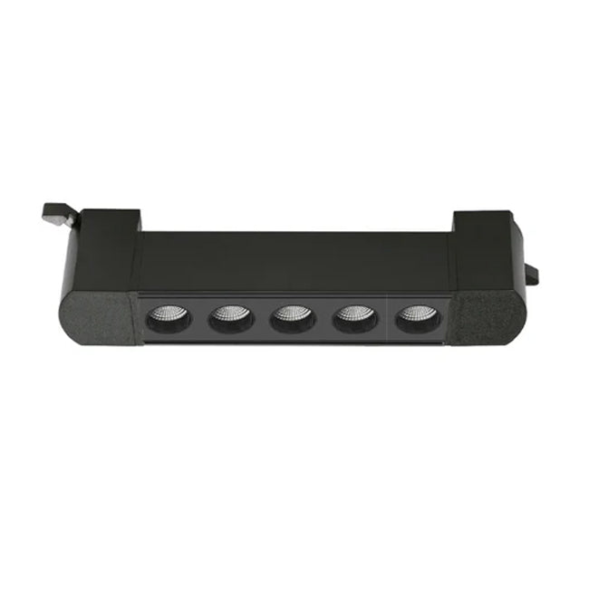 Foco riel monofásico aluminio negro 21,4 cm  10W 220v -  KOFO0026
