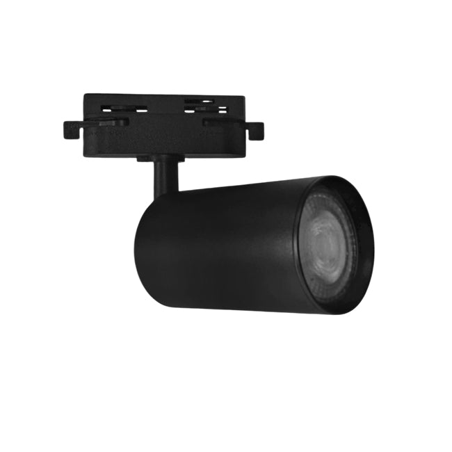 Foco riel aluminio negro Ø5,5x15 cm GU10 -KOFO0028