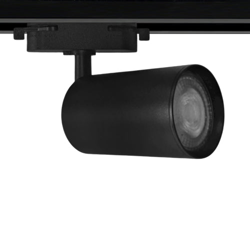 Foco riel aluminio negro Ø5,5x15 cm GU10 -KOFO0028