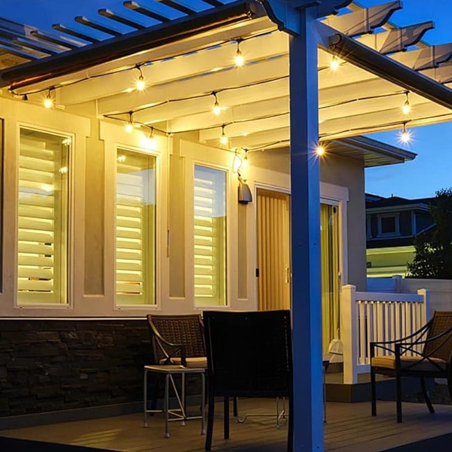 Guirnalda exterior de goma IP65 7 luces E27 - PZGI0001