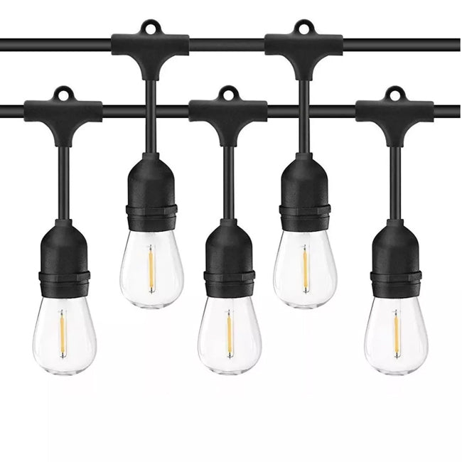 Guirnalda exterior de goma IP65 10 luces E27 - KOGI0001