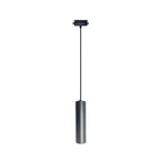 Lámpara colgante para riel monofásico aluminio negro Ø5.5x63 cm GU10 - KOLC0002