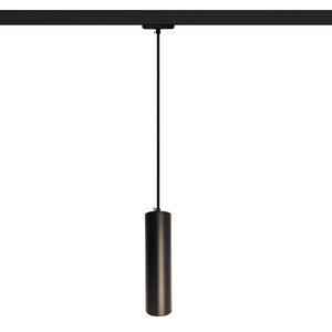 Lámpara colgante para riel monofásico aluminio negro Ø55x63 cm GU10 - KOLC0002