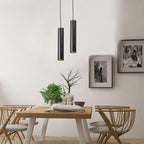 Lámpara colgante para riel monofásico aluminio negro Ø5.5x63 cm GU10 - KOLC0002