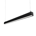 Lámpara colgante aluminio negro 120x5x7 cm LED 40W  - KOLC0006