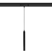 Cargar imagen en el visor de la galería, Foco riel magnético slim negro 7W 24° 48V 3000K LED -  KOLC0007
