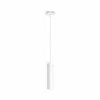 Lámpara colgante para riel monofásico aluminio blanco Ø5.5x63 cm GU10 - KOLC0008
