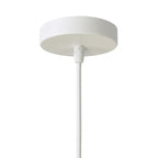 Kit de soquete y baldequin blanco cable 97cm E27 - KOLC0011