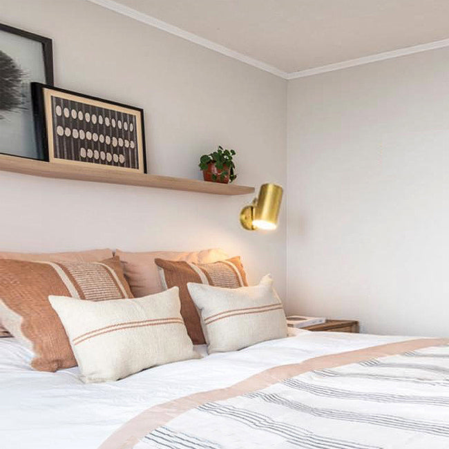 Aplique metal dorado Ø10x16x22 cm E27 - LGAP0031