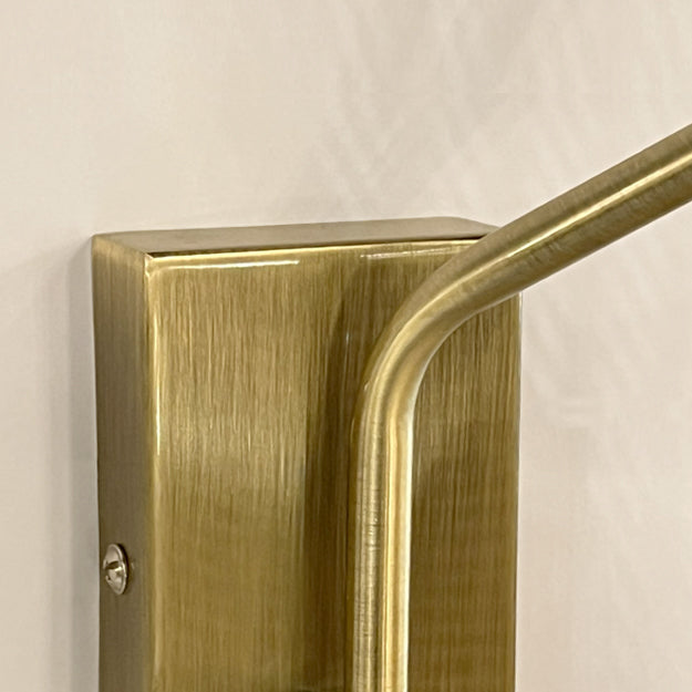 Apliqué metal dorado pantalla ratán E27 - LGAP0078