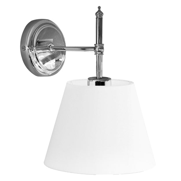 Apliqué aluminio pantalla tela  Ø20x32 cm E27 -LGAP0082