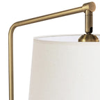 Apliqué metal bronce pantalla de tela cm E27 - LGAP0102