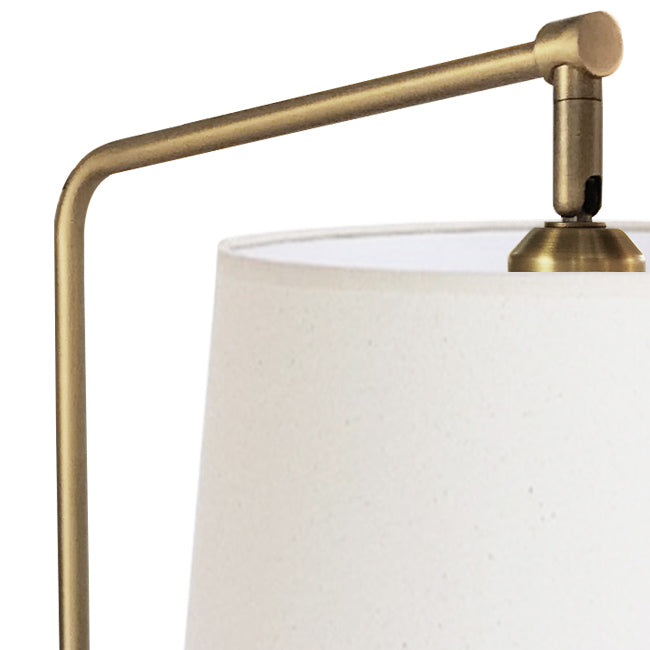 Apliqué metal bronce pantalla de tela cm E27 - LGAP0102