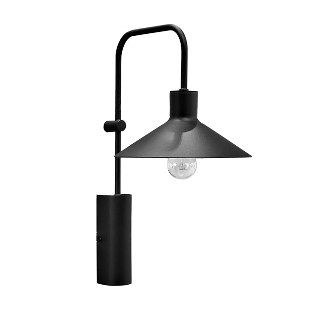 Aplique metal negro Ø20x30x40 cm E27 - LGAP0132