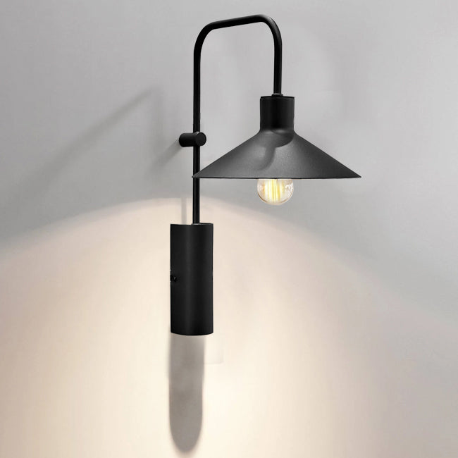 Aplique metal negro Ø20x30x40 cm E27 - LGAP0132