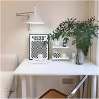 Aplique metal bronce blanco Ø25x50x32 cm - LGAP0133