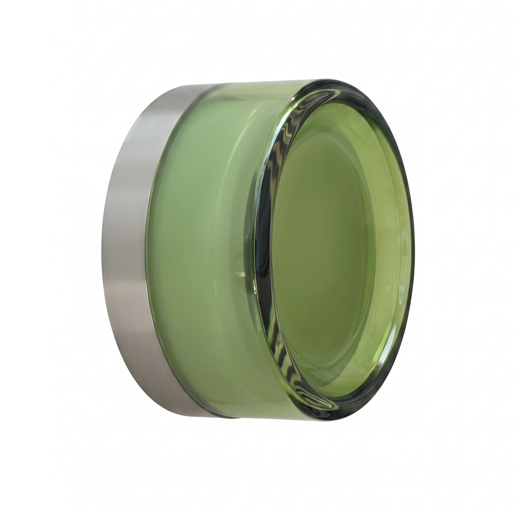 Apliqué acrílico verde 13,7x7cm LED 5W - LGAP0154