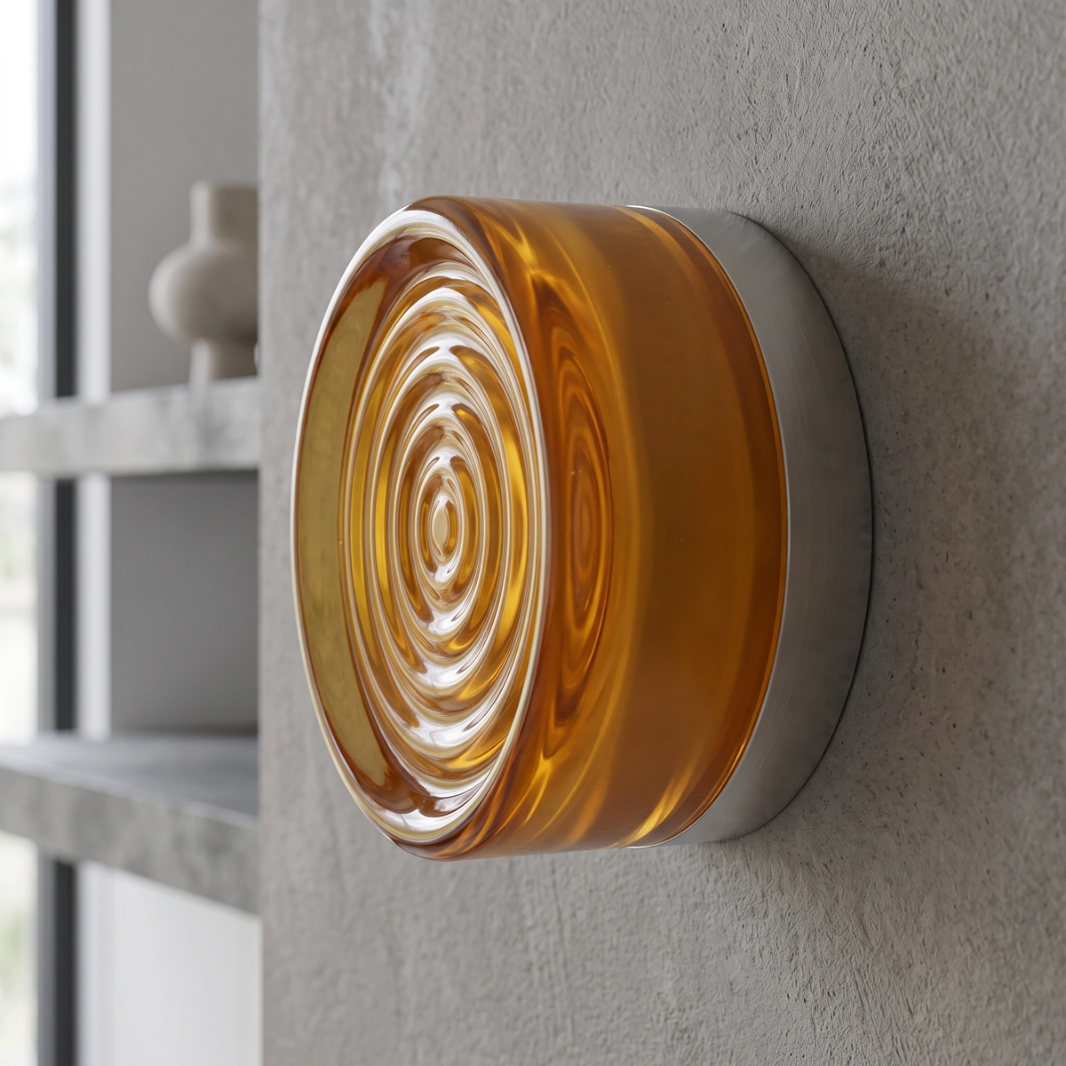 Apliqué acrílico ámbar 13,7x7cm LED 5W - LGAP0156