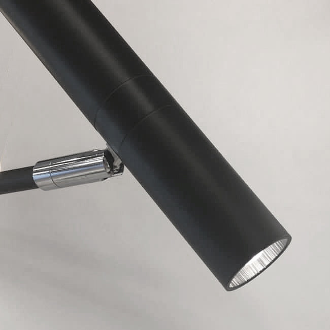 Lámpara colgante metal negro 24 luces G9 - LGLC0112