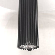 Cargar imagen en el visor de la galería, Lámpara colgante PVC blanco metal negro 68 cm 2 luces LED 2x3W
