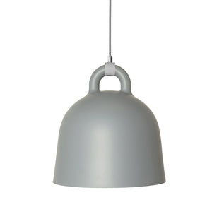 Lámpara colgante resina gris interior blanco Ø40x44 cm E27 - LGLC0153