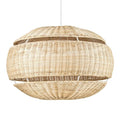 Lámpara colgante ratán natural Ø63x35 cm E27 - LGLC0157