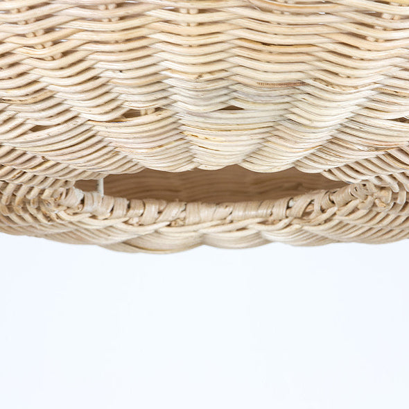 Lámpara colgante ratán natural Ø63x35 cm E27 - LGLC0157