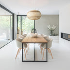 Lámpara colgante ratán natural Ø63x35 cm E27 - LGLC0157