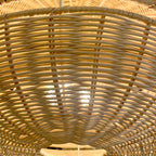 Lámpara colgante ratán natural Ø63x35 cm E27 - LGLC0157