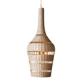 Lámpara colgante ratán natural Ø50cm E27 - LGLC0172