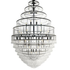 Lámpara colgante gotas vidrio Ø1,00 cm 30 luces E14 - LGLC0173