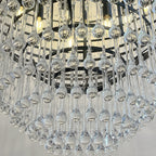 Lámpara colgante gotas vidrio Ø1,00 cm 30 luces E14 - LGLC0173