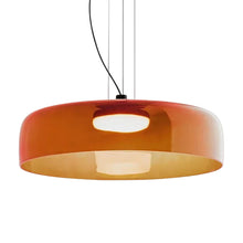 Cargar imagen en el visor de la galería, Lámpara colgante vidrio naranjo 45x11cm 5W LED - LGLC0188
