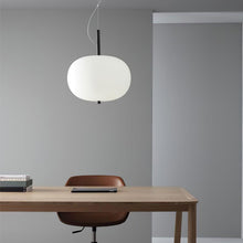 Cargar imagen en el visor de la galería, Lámpara colgante metal vidrio opal Ø33x26 cm 8W LED - LGLC0193
