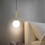 Lámpara colgante Vidrio E27 20x40CM - LGLC0197