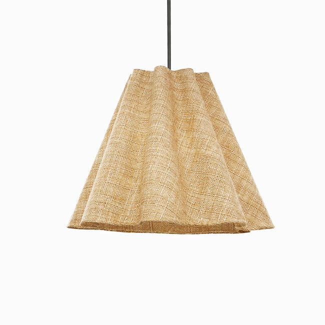Lámpara colgante Ø43x38 cm mimbre natural E27 - LGLC0202