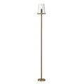 Lámpara de pie metal bronce envejecido vidrio transparente  Ø15x1,35 cm E14 - LGLP0033