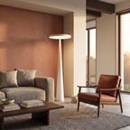 Lámpara de pie metal blanco 50X170cm 36W  LED - LGLP0036