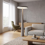 Lámpara de pie metal gris 50X170cm 36W  LED - LGLP0037
