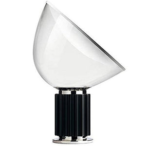 Lámpara sobremesa metal negro vidrio  E27 -LGLS0055
