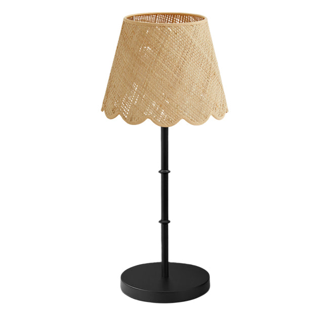 Lámpara sobremesa base metal negro Ø 20x42 cm E27  - LGLS0061
