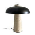 Lámpara sobremesa mármol metal negro Ø 24x30 cm 6W LED  - LGLS0064